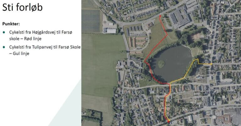 Nye cykelveje skal gøre skolevejene i Farsø by sikrere – Farsø Avis